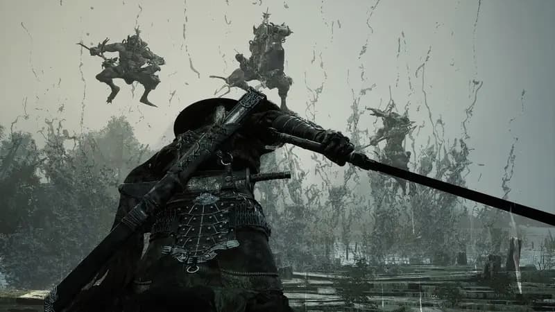 Soul faces suspended enemies in official Phantom Blade Zero footage